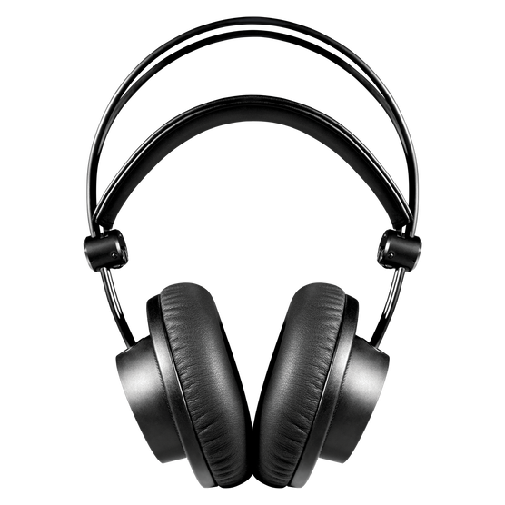 K275 - Black - Over-ear, closed-back, foldable studio headphones - Front