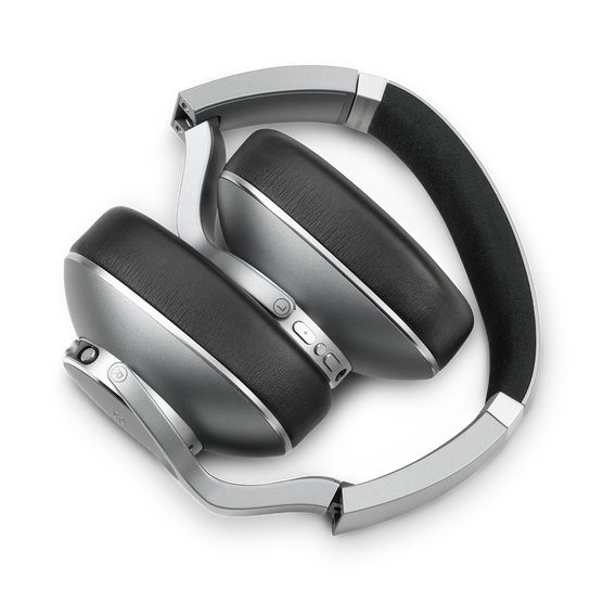 AKG N700NC Wireless - Silver - Wireless, Adaptive Noise Cancelling Headphones - Left