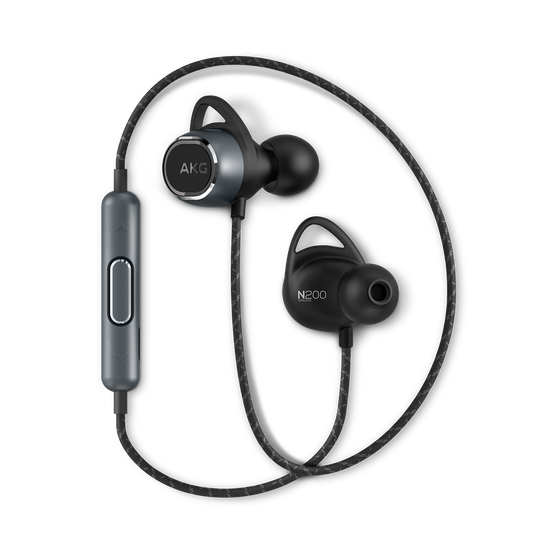 AKG N200WIRELESS - Black - Reference wireless in-ear headphones - Hero