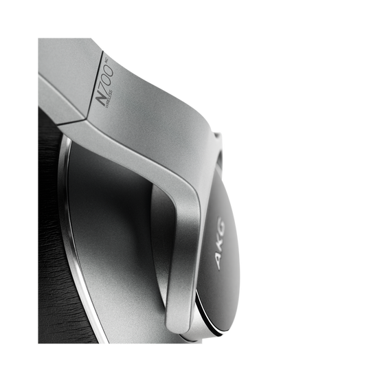 AKG N700NC Wireless - Silver - Wireless, Adaptive Noise Cancelling Headphones - Detailshot 1