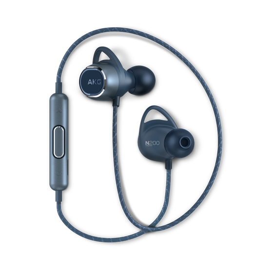 AKG N200WIRELESS - Blue - Reference wireless in-ear headphones - Hero