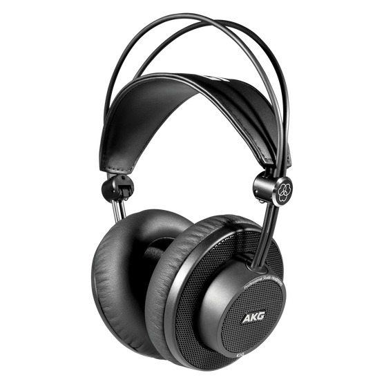 K245 - Black - Over-ear, open-back, foldable studio headphones - Hero