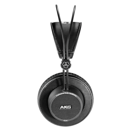 K245 - Black - Over-ear, open-back, foldable studio headphones - Left