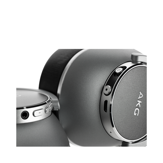 AKG N700NC Wireless - Silver - Wireless, Adaptive Noise Cancelling Headphones - Detailshot 2