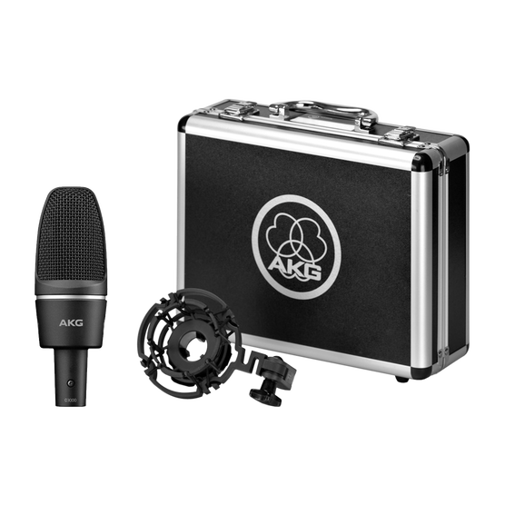 C3000 - Black - High-performance large-diaphragm condenser microphone - Detailshot 2