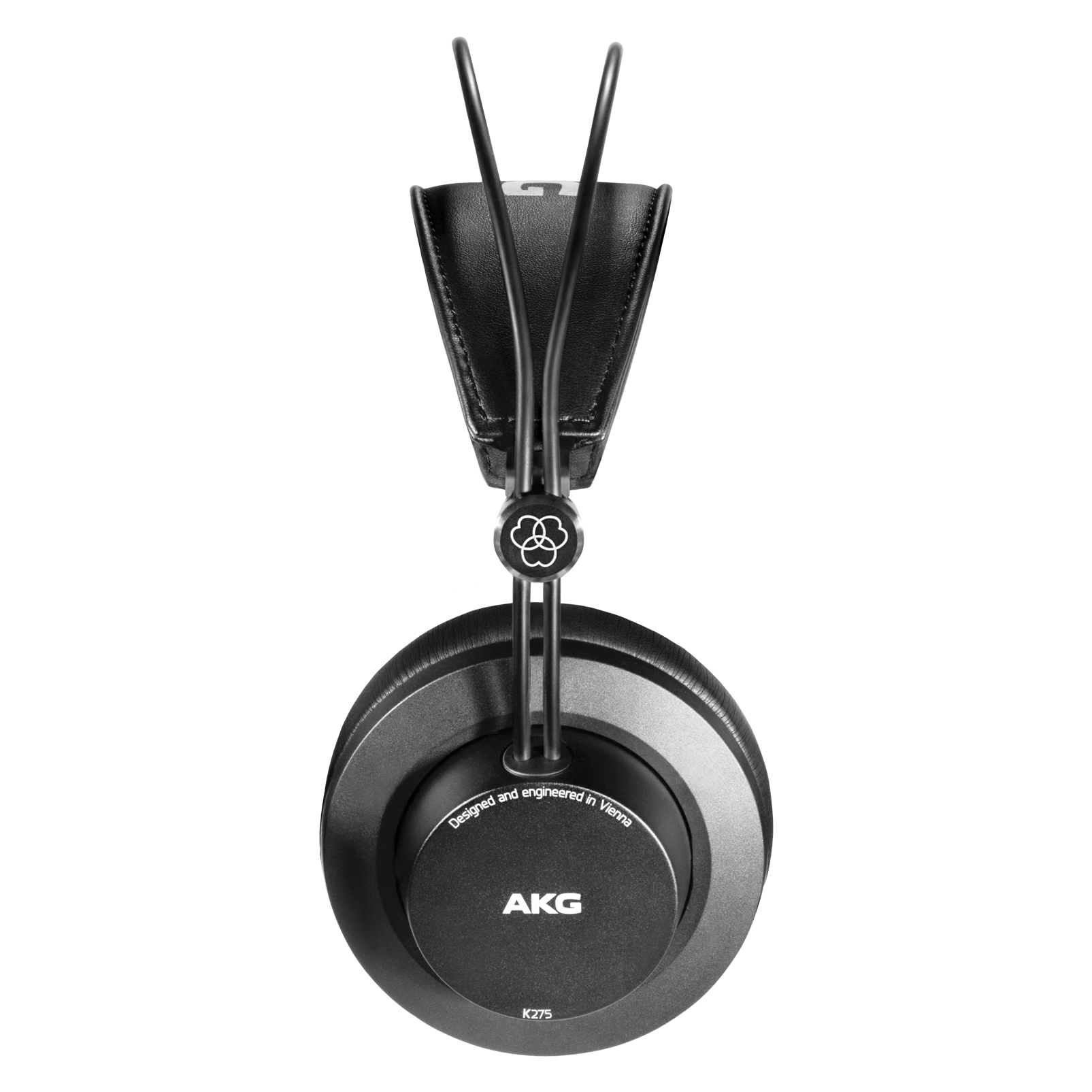 K275 - Black - Over-ear, closed-back, foldable studio headphones - Left