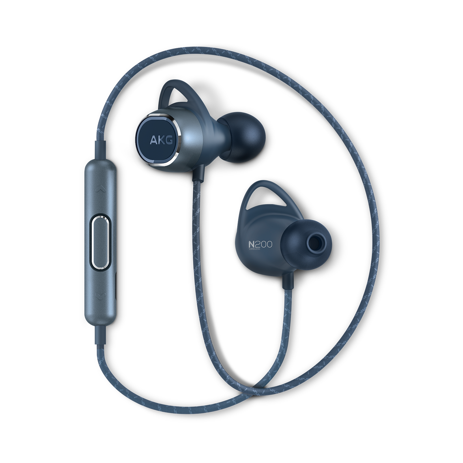 AKG N200WIRELESS - Blue - Reference wireless in-ear headphones - Hero