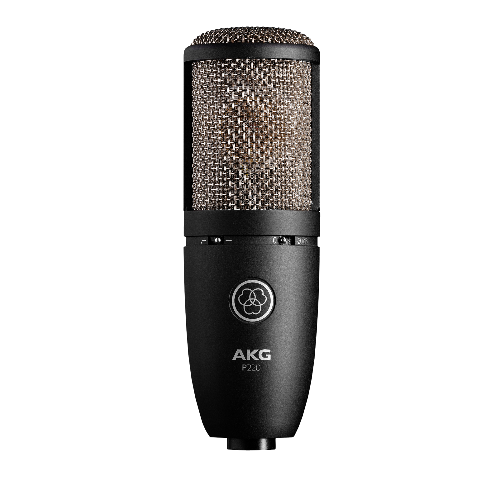 P220 - Black - High-performance large diaphragm true condenser microphone - Hero