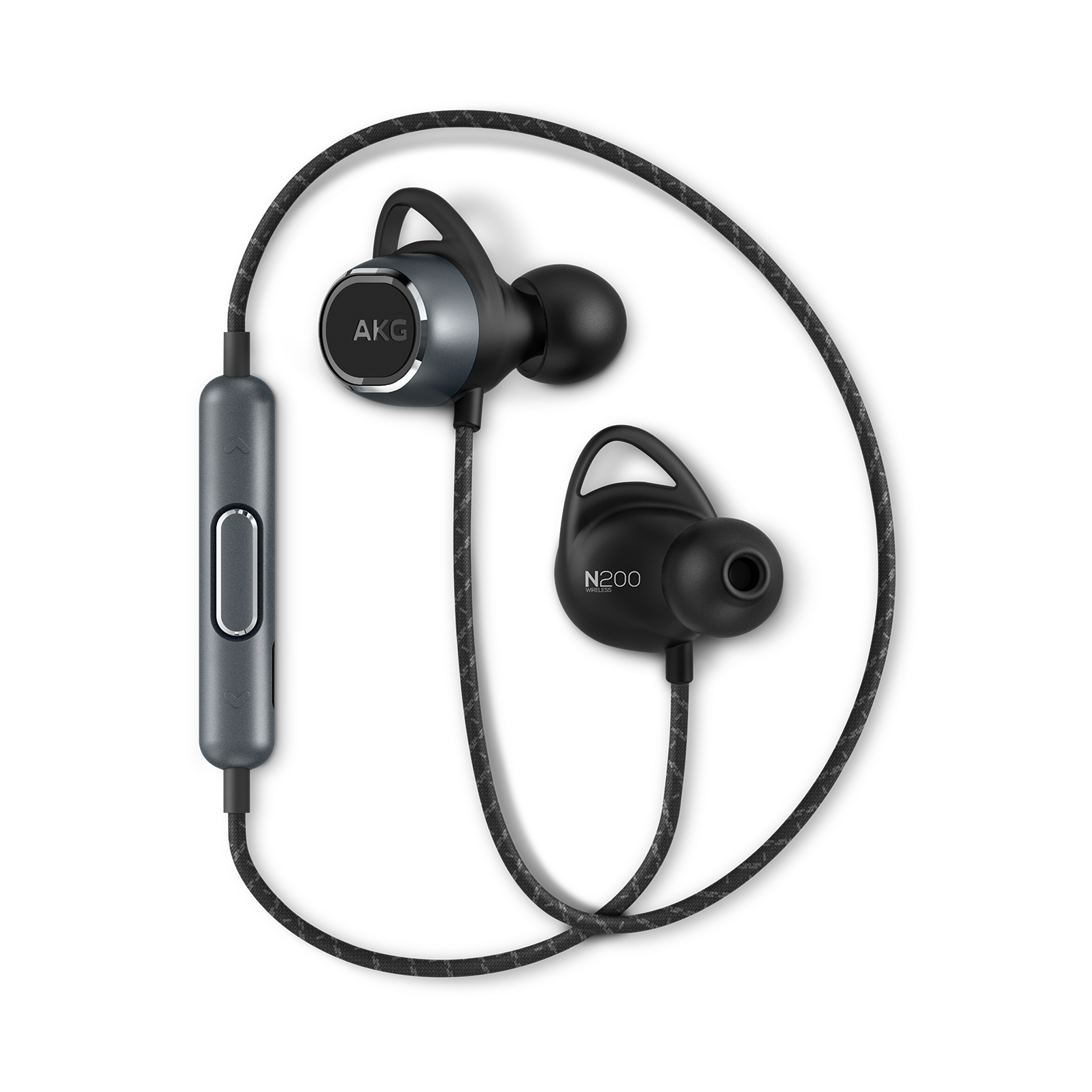 AKG N200WIRELESS - Black - Reference wireless in-ear headphones - Hero
