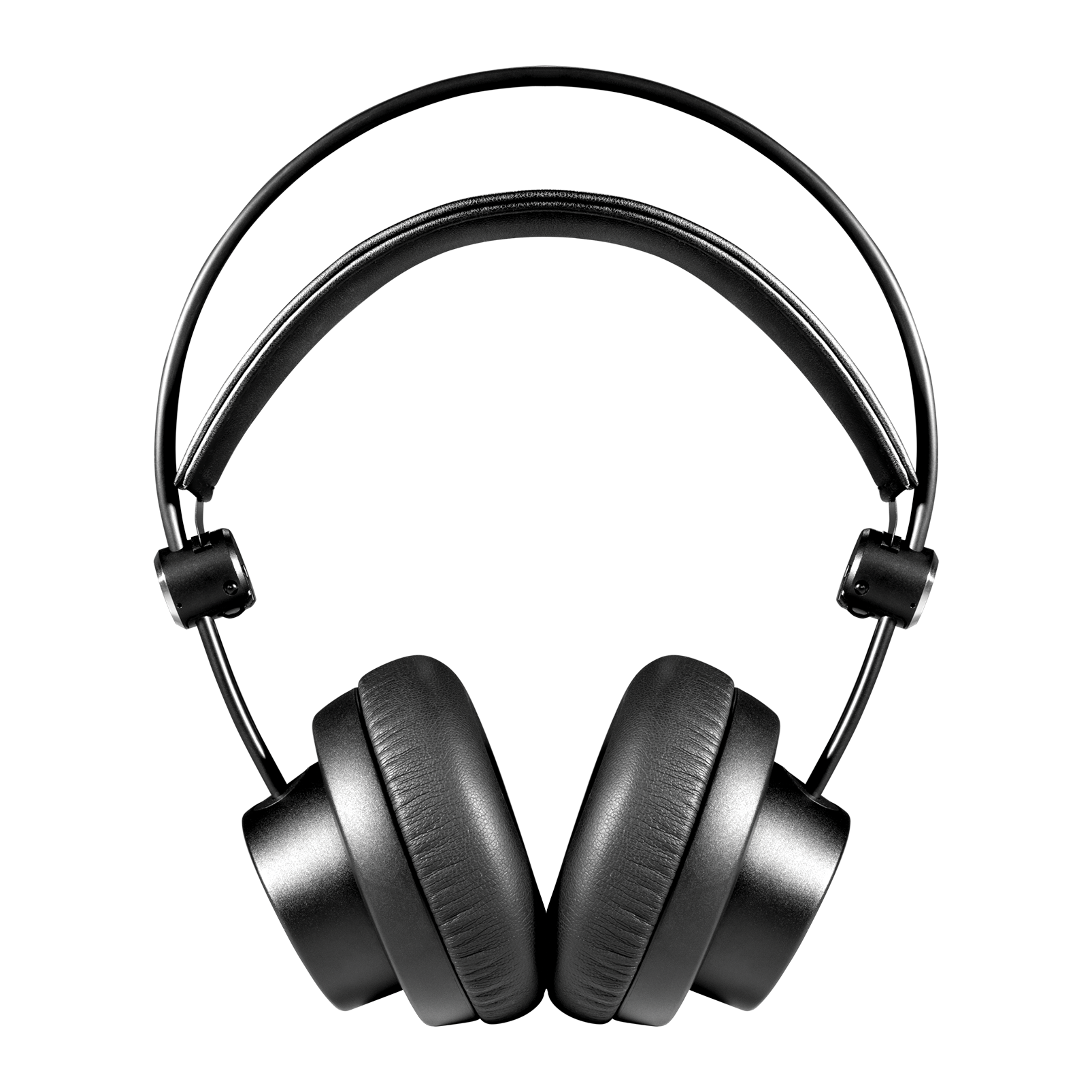 K175 - Black - On-ear, closed-back, foldable studio headphones - Front